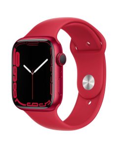 Apple Watch Series 7 GPS - 45mm - (PRODUCT)RED - sportbandje