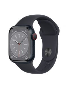 Apple Watch Series 8 Cellular - 41mm - Middernacht met Middernacht sportbandje