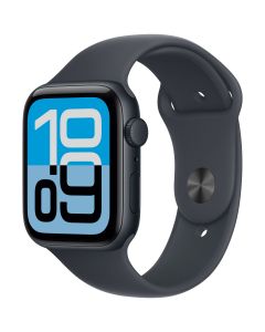 Apple Watch SE 3 - 44mm - GPS - Middernacht met middernacht sportband