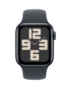 Apple Watch SE (2024) - middernacht aluminium met middernacht sportband