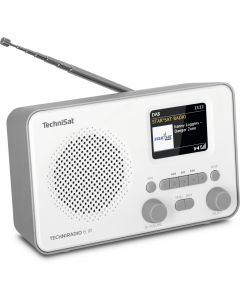 Techniradio 6 IR wit-grijs