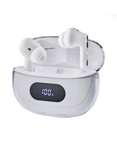 (Intenso) Buds Plus T312AE Bluetooth in-ear headphones met actieve ruisonderdrukking (ANC) - wit