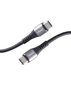 Intenso C315C black USB-C naar USB-C laad- en data kabel - 1.5meter - zwart