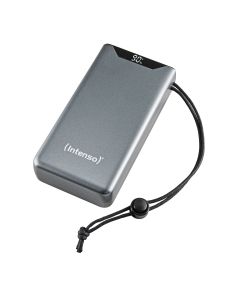 (Intenso) F20000 Powerbank 20.000 mAh Li-Po - display - PD en QC 3.0  - grijs (7332054)