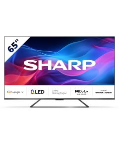 Sharp Aquos 65GR8265 - 65inch 144Hz 4K UHD QLED met Google TV - 2024