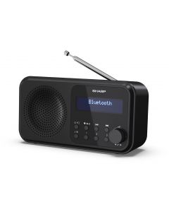 Sharp DR-P420(BK) Portable DAB - FM radio met Bluetooth - zwart 