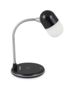 TechniSat Viola tafellamp met bluetoothspeaker en draadloze oplader - zwart